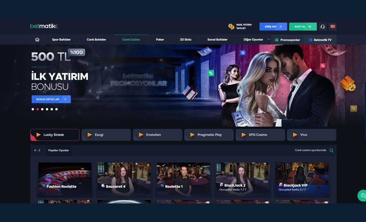 Betmatik Yeni Giriş